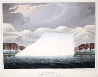 Petowacx, formation of an Iceberg, illustration from 